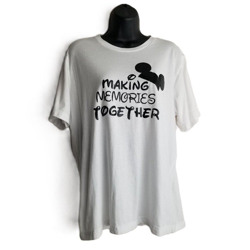 Bella Canvas Disney Inspired Making Memories Together Graphic Shirt Size L